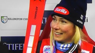 Mikaela SHIFFRIN  Interview  Womens Slalom  Award Ceremony  Killington USA  2023 [upl. by Osicnarf]