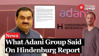 Hindenburg Report Adani Group Issues Statement Here is Their Full Response [upl. by Adebayo253]