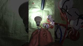 💡 25 MFD capacitor se bulb connection 🧐 testing mfd capacitor electrician experiment gopi [upl. by Anrahc649]