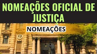 NOMEAÇÕES PARA OFICIAL DE JUSTIÇA Concurso Oficial de Justiça do TJSP INTERIOR 2023 [upl. by Jessalin632]