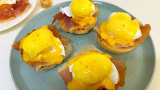 5minute Breakfast Hacks Effortless Eggs Benedict amp Heavenly Hollandaise Muffins [upl. by Vitalis]