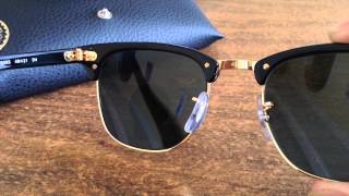 Ray Ban Clubmaster Made in China Original [upl. by Oakley959]