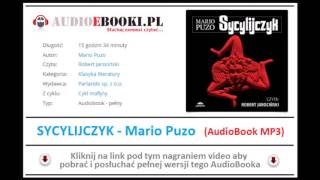 SYCYLIJCZYK  AUDIOBOOK MP3  Mario Puzo kontynuacja Ojca Chrzestnego [upl. by Adimra606]