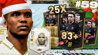 OPENING MY 25x 83 ICON SWAP PACK  ETOOS EXCELLENCE 59 FIFA 21 [upl. by Atineg]