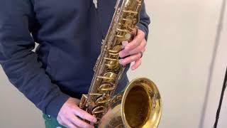 Selmer Radio Improved Tenor Saxophone Demo wwwdcsaxcom [upl. by Baniez]