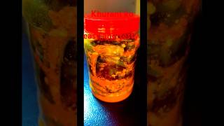 Khursani ko achar 5 mnt ma banaune very easy tarika le shortvideo cooking youtubeshorts [upl. by Lovato64]