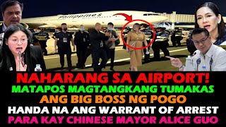 BAMBAN TARLAC MAYOR ALICE GUO  BIG BOSS NG POGO HINARANG SA AIRPORT KULONG POGO RAID Raffy Tulfo [upl. by Sulokcin]