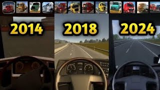 Evolution of AndroidIOS Truck simulator Games [upl. by Tiphani]