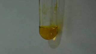 Mixing potassium dichromate and sodium hydroxide [upl. by Mortimer507]