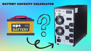 how to calculate the ups battery backup time [upl. by Larrie259]