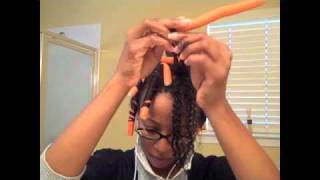 Flexi Rod Set Twist Out Funk Tutorial [upl. by Rammaj]