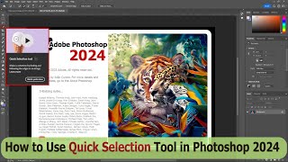 How to Use Quick Selection Tool in Photoshop 2024 [upl. by Av]