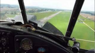 ✈ Antonov AN 2 cockpit flight over Bautzen from FO seat  Flug über Bautzen [upl. by Ahsir]