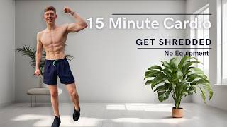 15 Minute Cardio Workout No Equipment [upl. by Goldi]