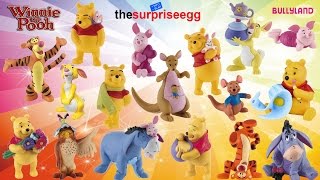 Bullyland set of 17 Disney Junior Winnie the Pooh Figures handpainted original [upl. by Usanis]