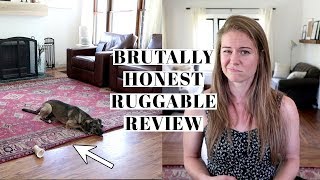 BRUTALLY HONEST RUGGABLE REVIEW  Pros amp Cons of Washable Rugs [upl. by Sewoll32]