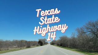 Texas Back Roads  Texas State Highway 14  SH 14  ASMR Road Trip [upl. by Avonasac]