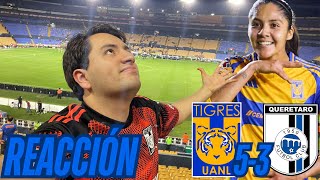 ¡ASÍ LAS QUERÍA VER¡PERO TODAVÍA FALTA  REACCION  TIGRES VS QUERETARO  LIGA MX FEMENIL  A2024 [upl. by Parsaye182]