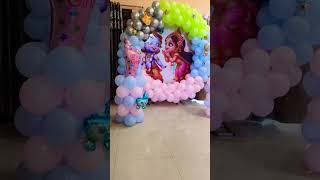 Baby shower balloon decoration bride [upl. by Erapsag]