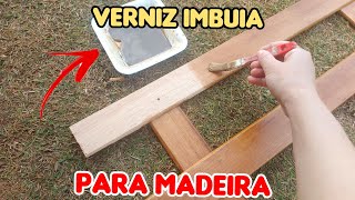 COMO FAZER VERNIZ IMBUIA PARA MADEIRA CASEIRO 😱 MUITO FÁCIL E SIMPLES [upl. by Jecon59]