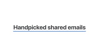 Handpicked Shared Emails [upl. by Igor]