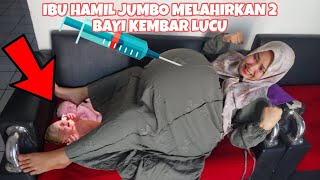 DRAMA LUCU MAMAH LENNY KAGET TIBATIBA HAMIL JUMBO DAN MELAHIRKAN BAYI KEMBAR DUA [upl. by Revilo585]