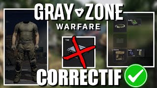 Résoudre le BUG  Pas de Tête de Conteneur sécurisé et de Couteau  Gray Zone Warfare FR [upl. by Sharline]