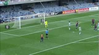 La Liga  Gol de Luís Alberto 40 en el FC Barcelona B  Racing de Santander  25112012  J15 [upl. by Foah]