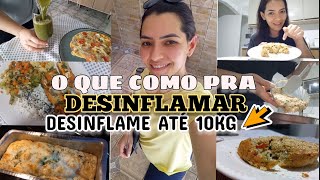 O que como para DESINFLAMAR o corpo receitas DESINFLAME até 10kg [upl. by Nalepka]