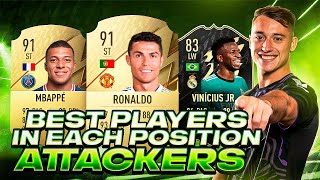 FIFA 22 TOP 5 BEST OVERPOWERED AND META PLAYERS IN EACH POSITION ATTACKERS BEST FUT CHAMPS PLAYERS [upl. by Laurene434]