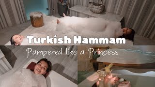 Turkish Hammam in Cappadocia  Turkey Diary [upl. by Alehcim]