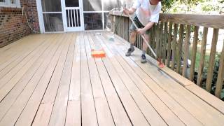 Thompsons WaterSeal Waterproofing Solid Stain in Harvest Gold [upl. by Dorkas]