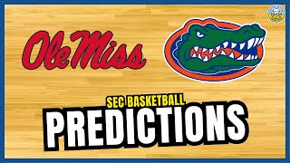 Ole Miss vs Florida PREDICTION  2024 SEC Basketball Predictions [upl. by Ogram]