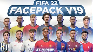 FacePack V19 by ViP3eR For FIFA22 PC  TU17 [upl. by Rogergcam]