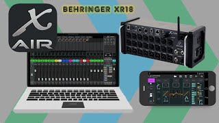 XR18 BEHRINGER  Software y aplicación [upl. by Gerrie671]