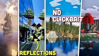 Top 4 Best NEW Minecraft Bedrock 121 Ultra Realistic Shaders iOS Android Windows [upl. by Aimac696]