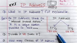 what is ip address full Explanation  Learn Coding [upl. by Tilden855]