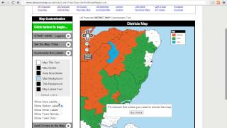 UK Postcode Areas and Districts Map Colouring Tool Tutorial [upl. by Akcirred645]