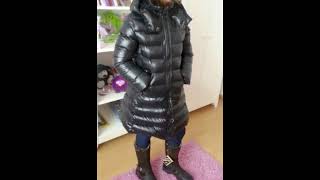 moncler moca woman 2013 puffa coat [upl. by Mattias178]