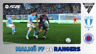 MALMÖ FF vs RANGERS  UEFA Europa League 202425  EA SPORTS FC 25 [upl. by Leland]