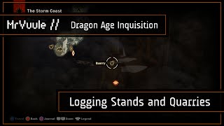 Dragon Age Inquisition  How to easily find Logging Stands and Quarries [upl. by Alekram]