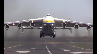 Giant Antonov An225 Mriya The Worlds Largest Aircraft Takes off Just [upl. by Hajile]