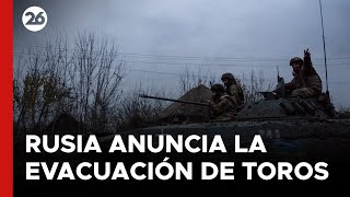 Rusia anuncia la evacuación parcial de la ciudad de Torópets por un ataque quotmasivoquot de Ucrania [upl. by Giuditta]