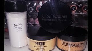 SETTING POWDER HAUL RCMA  SACHA DERMABLEND GRAFTOBIAN [upl. by Adnarom]