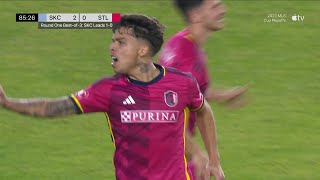 🔥😳 GOLAZO DE POMPEU  Sporting Kansas City 21 St Louis City  Ronda 2 de 3  MLS Playoffs [upl. by Nayrbo]