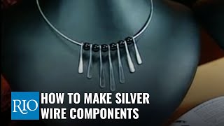 How To Forge Silver Wire Components [upl. by Kirimia]