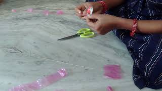 Flower sticks preparation by using west covers [upl. by Blaise400]