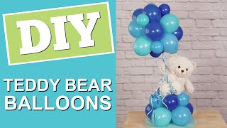 DIY Teddy Bear Balloons  Baby Shower Centerpiece [upl. by Jacky13]