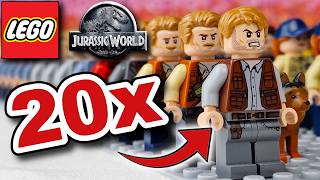 Über 100 Minifiguren  Meine Lego Jurassic World Minifiguren Sammlung [upl. by Anair]