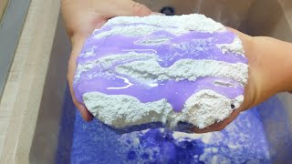 PURPLE OVERLOAD 💜 Sponges Squeezing 🤍 ASMR [upl. by Sine]